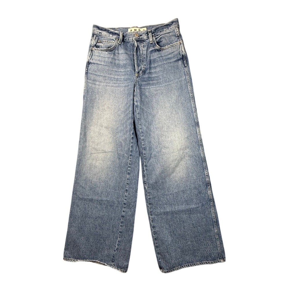 AMO Big Boy Wide Leg Baggy Jeans Denim Size 28 Made in‎ LA